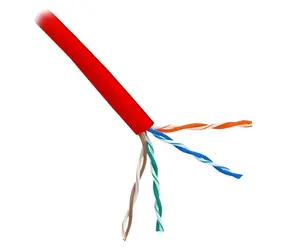 Planet Elite UTP Cat5e Kabel rot / Installationskabel / Litze / 4 Adernpaare / ungeschirmt / 305 m