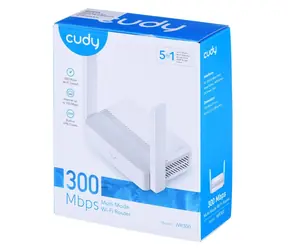 Cudy WR300 / Router / 1x WAN + 4X LAN 100 Mbit/s / 2,4 GHz 300 Mbit/s