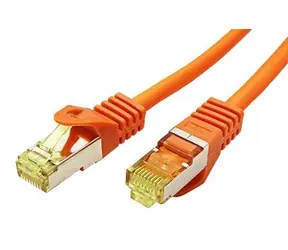 Goobay Patchkabel SFTP Cat7 1 m orange / Patchkabel / RJ45-RJ45 / LSZH