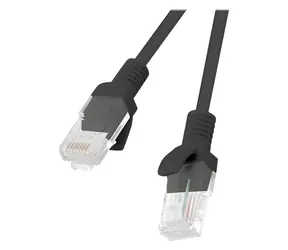 Lanberg CAT6 schwarz / Patchkabel / UTP / 3 m / Fluke-geprüft