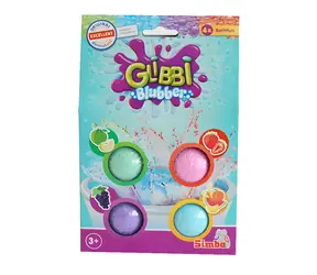Simba Glibbi Blubber Badebomben / 4 Stück / Färbt das Wasser