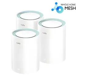 Cudy AC1200 WLAN-Mesh-System, 3 Stück / Dualband / 2,4 GHz 300 Mbit/s / 5 GHz 867 Mbit/s / 1x WAN, 1x LAN RJ45