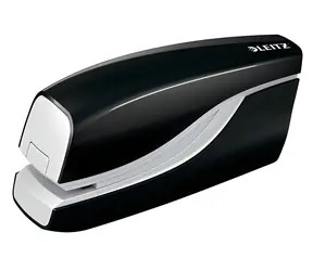 Leitz NeXXt Wow 5566 schwarz / Elektrischer Hefter / 1 mm / 10 Blatt / E1-Klammern