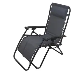 Cattara ALICANTE grau / Liegestuhl / 150 x 66 x 100 cm / Belastbarkeit: 120 kg