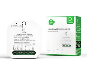 Woox R7279 / Chytrý spínač / 2kanálový / WiFi 2,4GHz / 10A / 2300W