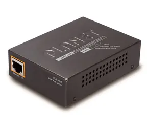 Planet POE-171S / PoE-Splitter / Gigabit 10/100/1000 / 802.3at/ AF / blau