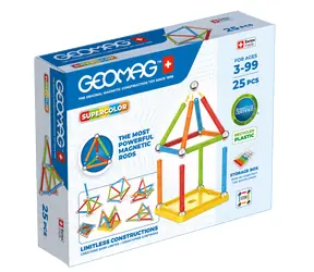 Geomag Supercolor Magnetbaukasten / 25 Teile / ab 3 Jahren