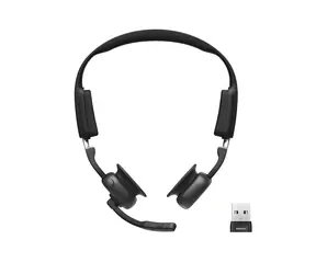 Shokz OpenMeet UC schwarz / Kopfhörer / Offen / Bluetooth / USB-A-Adapter