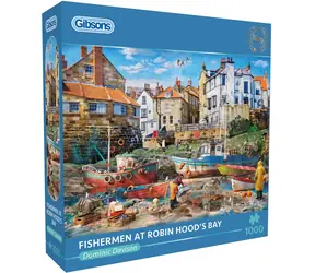 GIBSONS Puzzle Fischer in Robin Hoods Bucht / 1000 Teile / 68 × 49 cm