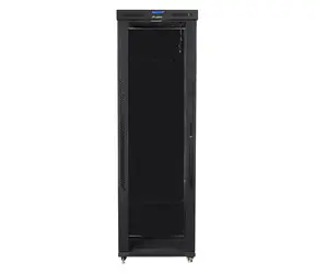 Lanberg Rack 47U schwarz / Rack-Schrank / 19" / 800 x 1200 mm / LCD-Panel / Tragfähigkeit 1200 kg