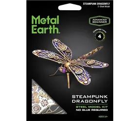 Metal Earth 3D-Puzzle Steampunk-Libelle / Metallmodell / 13,7 x 11,7 x 4,3 cm