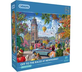 GIBSONS Puzzle Newmarket Rennstart / 1000 Teile / 68 x 49 cm