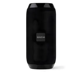 SQUEAK JET SQ1008 schwarz / Tragbarer Lautsprecher / Bluetooth 5.3 / 14 W / FM-Radio / IPX4