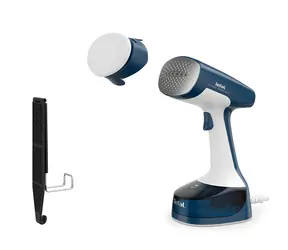 TEFAL Access Steam Easy DT7130 blau, weiß / Handdampfglätter / 1400 W