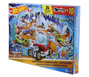 Mattel Adventskalender Hot Wheels JLG41 2026 / 10 Autos / Maßstab 1:64 / ab 3 Jahren