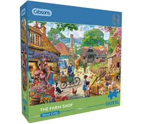 GIBSONS Puzzle Bauernmarkt XXL / 100 Teile / 48 x 34 cm