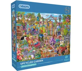GIBSONS Puzzle Garten aus Recyclingmaterialien / 1000 Teile / 68 x 49 cm