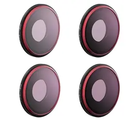 Pgytech P-32C-013 / Set mit 4 ND-PL-Filtern / ND8, ND16, ND32, ND64 / für DJI OSMO Action 3