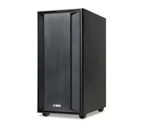 ibox CETUS 906 schwarz / PC-Gehäuse / Midi-Tower / ATX, Micro-ATX / RGB-Hintergrundbeleuchtung / ohne Netzteil