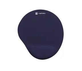 Natec Marmot dunkelblau / Mauspad / ergonomisch / Gel / Handgelenkauflage