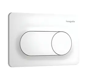 Hansgrohe iFrame Original S mattweiß / Unterputzbedienung / Dual / mechanisch / Kunststoff