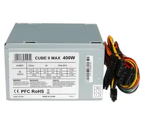 ibox Cube 2 silber / Netzteil / ATX / 400 W / nicht modular / 120 mm