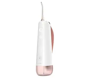 Oclean W10 weiß-rosa / Munddusche / batteriebetrieben / 2 Düsen