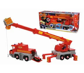Simba Feuerwehrmann Sam Rettungskran 2-in-1 / Spielzeug / Figur + Radarauto / 75 cm