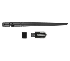 Lanberg NC-1200-WIE schwarz / WLAN-Adapter / AC1200 / Dualband / USB 3.0 / interne und externe Antenne