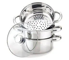 Maestro MR-2900-20 Edelstahl-Topf mit Deckel / 20 cm / 3 l