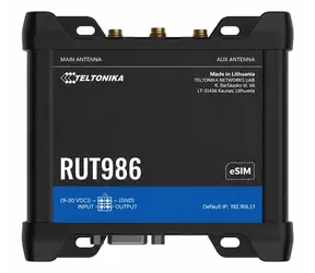 Teltonika RUT986 / Industrierouter / WWAN 3G/LTE / Wi-Fi / 3x LAN