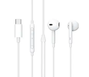 eSTUFF Earpod weiß / In-Ear-Kopfhörer / kabelgebunden / 1,2 m Kabel / 32 Ohm
