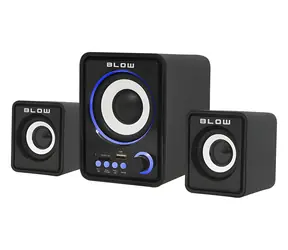 Blow PC-Lautsprecher schwarz / Lautsprecher / 2.1 / 3 W RMS / USB / 3,5-mm-Klinkenanschluss