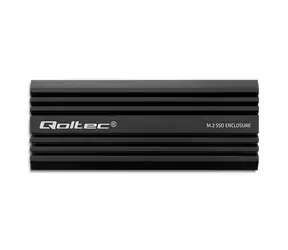 Qoltec NV2270 / Externes Gehäuse für SSD M.2 / SATA / NVMe / USB-C / 2 TB