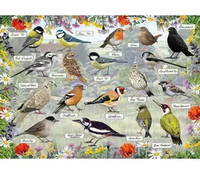 GIBSONS Puzzle RSPB: Fröhliche Vögel / 1000 Teile