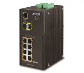 Planet IGS-10020PT / Industrieller Switch / L3 / 8x GLAN PoE / 2x 2,5G SFP / IP30