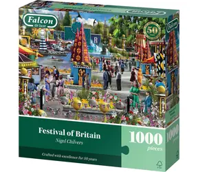 FALCON Puzzle Festival Großbritannien / 1000 Teile / ab 15 Jahren