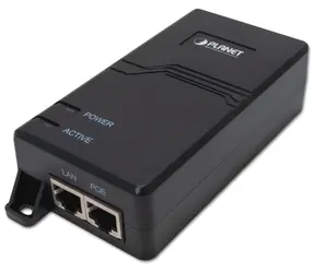Planet POE-163 / PoE-Injektor / IEEE 802.3at / 30 W / 1000Base-T / Wandmontage