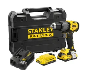 Stanley V20 SFMCD726D2T / Akku-Bohrschrauber / 18 V / 500-2000 U/min / 80 Nm / 2 x 2,0 Ah PRO-STACK
