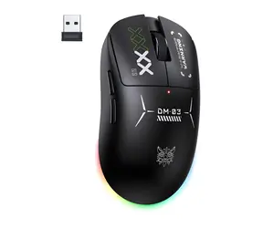 ONIKUMA DM03 schwarz / Gaming-Maus / RGB / kabellos 2,4 GHz / 24.000 DPI / 1000 Hz