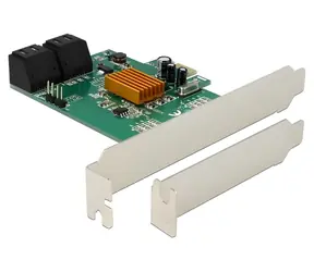 DeLock PCIe x1 Karte / Controller / 4X SATA / Marvell 88SE9215 / Low Profile