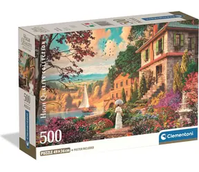 Clementoni Puzzle Viktorianische Promenade / 500 Teile / ab 14 Jahren