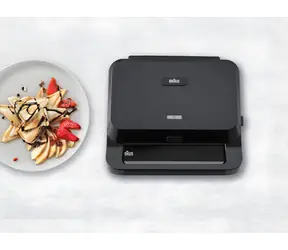 Braun Snack Maker 5 SM5000 schwarz / Sandwichmaker / 800 W / herausnehmbare PTFE-Platten