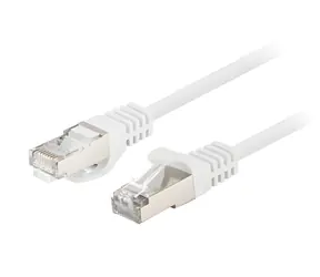 Lanberg UTP CAT5e 2 m weiß / Patchkabel / RJ45-RJ45 / 10er-Pack / Fluke-geprüft
