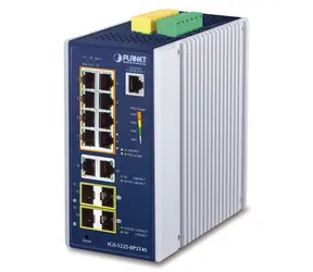 Planet IGS-5225-8P2T4S / Industrie-Switch / L3 / 8x 1Gb PoE 240W / 2x 1Gb SFP / 2x 2,5Gb SFP / -40 bis 75°C