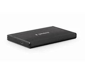 Gembird Externes Gehäuse 2,5" schwarz / USB 3.0 / SATA / gebürstetes Aluminium