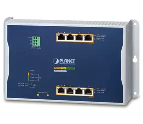 Planet WGS-4215-8HP2S / Switch / L4 / 8x 1Gb / 2x 1Gb SFP / PoE 802.3at/bt 360W / -40 bis 75 °C / IP30 / lüfterlos