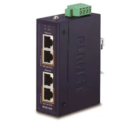Planet IPOE-260 / Industrieller PoE-Injektor / IEEE 802.3at / 36/72 W / DIN / IP30 / -40~75 °C