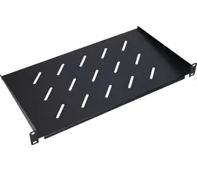 Extralink EX.14480 schwarz / Rack-Einschub / 19" / 1 HE / Tiefe 350 mm / Stahl