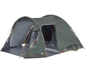 High Peak Zelt Tessin 4.1 dunkelgrün/grau / Für 4 Personen / Wassersäule 3000 mm / UV-Schutzfaktor 80
